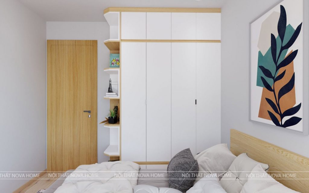 Thiết kế phòng ngủ chính căn hộ Vinhome Smart City