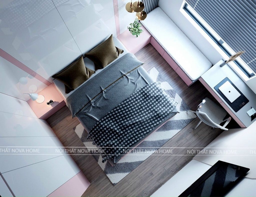 Thiết kế nội thất phòng ngủ cho bé chung cư Feliz Home